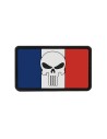 Patch velcro SKULL drapeau France