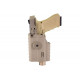 NUPROL Retention Holster for Glock Pistol & Torch - Tan - 