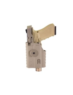 Nuprol Holster rigide pour Glock + lampe - Tan -  2