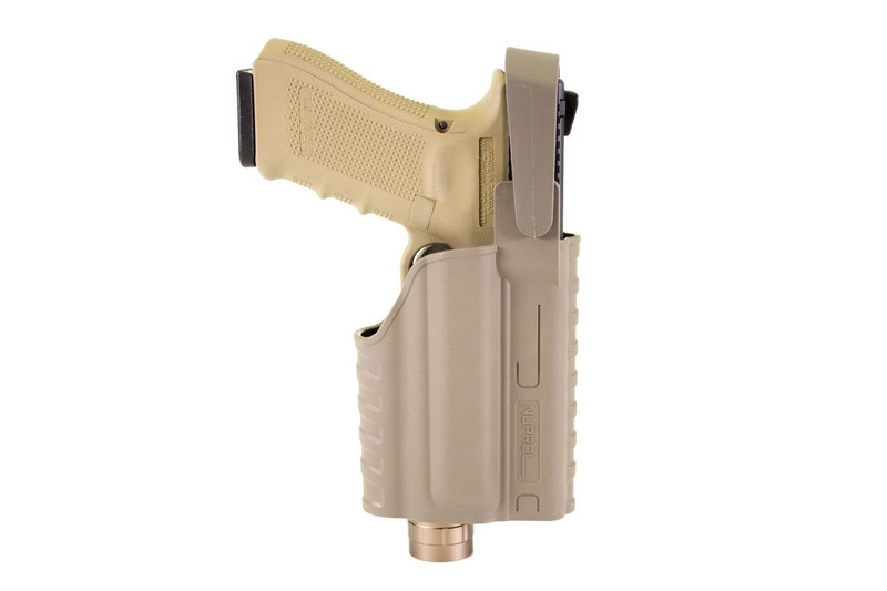 Adaptateur Molle Pour Holster Rigide Nuprol - Compatible Airsoft, Pour Ceinture, Polymère Noir