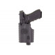 NUPROL Retention Holster for Glock Pistol & Torch - Black - 