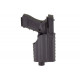 Nuprol Holster rigide pour Glock + lampe - Noir - 