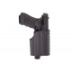 NUPROL Retention Holster for Glock Pistol & Torch - Black - 