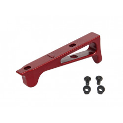 G&G metal angled grip for keymod handguard - red - 