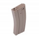 E&C mid-cap metal magazine 160 rounds for M4 AEG (tan)