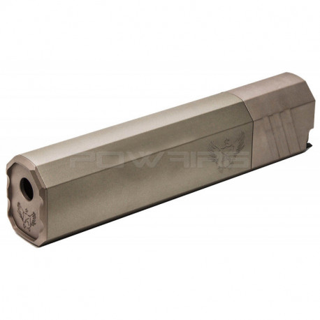 Osprey style 14mm Dummy long Suppressor CCW (tan) - 