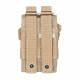 5.11 DOUBLE PISTOL BUNGEE/COVER - Sandstone - 