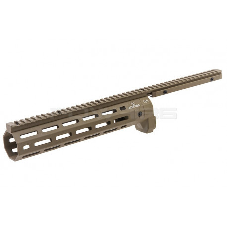 ARES Amoeba CNC M-Lok Handguard STRIKER - Dark Earth - 