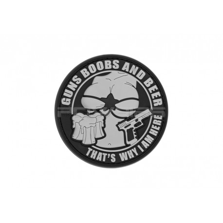 Guns Boobs and Beer Velcro patch - 