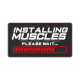 Installing Muscles Velcro patch - 