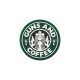 Guns and Coffee velcro patch - 