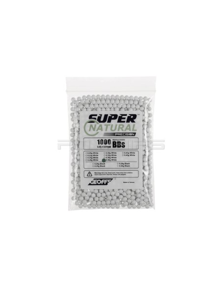 GEOFFS 0.40gr bio super natural precision 1000 rounds - 