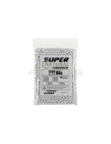 GEOFFS billes bio 0.43gr super natural precision sachet de 1000 - 
