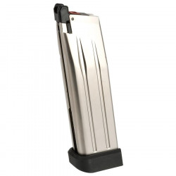 Armorer Works AW custom Green Gas Magazine for HI-CAPA - silver