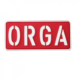 Patch Velcro ORGA - Rouge - 