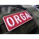 Patch Velcro ORGA - Rouge - 