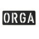 Patch Velcro ORGA - Noir - 