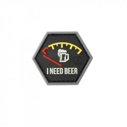 Patch I NEED BEER Rouge - 