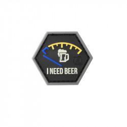 Patch I NEED BEER Bleu - 