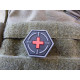 Tactical Medic Red Cross Velcro patch - 