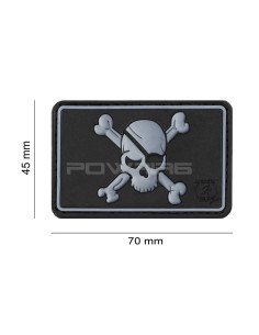 Pirate Skull Velcro patch -  2
