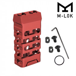 Grip avant court style VTAC M-LOK (Ovale et Rouge)