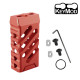 Grip avant court style VTAC KEYMOD (Croisé et Rouge) - 