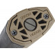 ARES Amoeba Pro Beavertail Backstrap motor Grip for M4 AEG - BK / DE - 