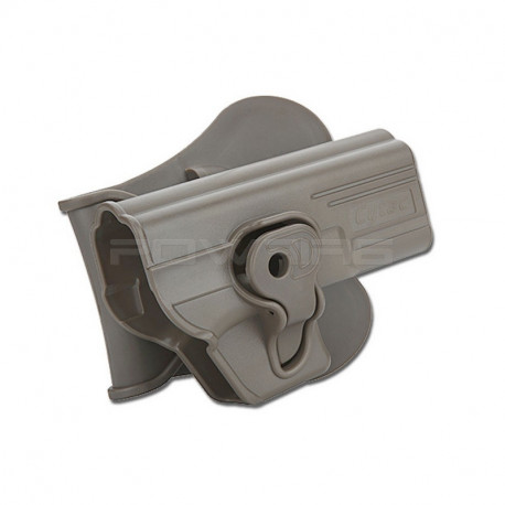 CYTAC Hardshell Pistol Holster - Airsoft Glock series (WE TM KJ) FDE