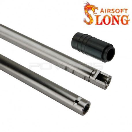 SLONG AIRSOFT canon 6.05mm pour AEG / GBB avec joint AEG - 84mm - 