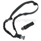 Sangle bungee 1 point QD - Noire - 