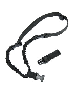 Sangle bungee 1 point QD - Noire -  2