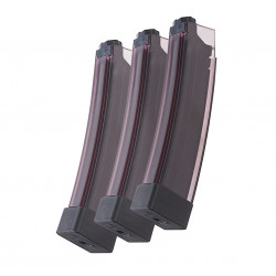 ASG 75rds magazine for ASG SCORPION EVO 3 A1 (3 pack, SMOKY) - 