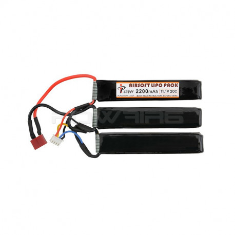 IPOWER batterie LIPO 11.1V 2200Mah triple stick (dean) - 