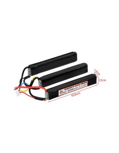 IPOWER batterie LIPO 11.1V 2200Mah triple stick (dean) -  2