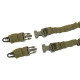 2 Point QD Tactical Bungee Sling OD - 