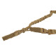 Sangle bungee 2 points QD tan - 