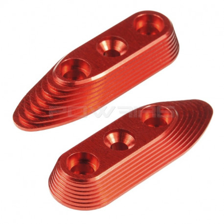 Maxx Model CNC Aluminum Barrel Screw Support (Style A) (red) - VFC SCAR-L/H - 