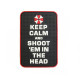 Patch velcro KeepCalm and Shoot - 