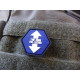 Patch Velcro THE MAN / THE LEGEND Hexagon - 