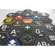 PARAMEDIC, red Hexagon Velcro patch - 