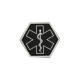 Patch Velcro PARAMEDIC, swat Hexagon - 