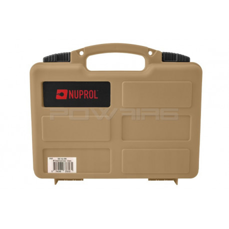 Nuprol Pistol Hard case with Cutted foam - TAN - 