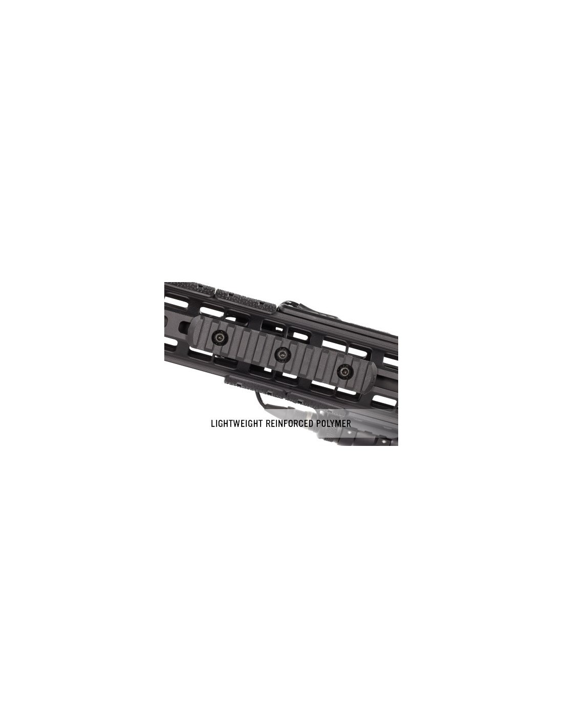 thumbnail image 2 of Magpul M-LOK 11-Slot Rail Section Polymer Black MAG593 – Low Profile For Shotgun & Rifle 2 of 3