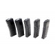 Airsoft Systems MidCap Polymer Magazine for M4 AEG - Black (5 pack) - 
