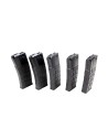 Airsoft Systems chargeur mid cap pour M4 AEG (pack de 5)