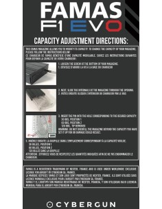 CYBERGUN Chargeur à capacité ajustable pour FAMAS -  2