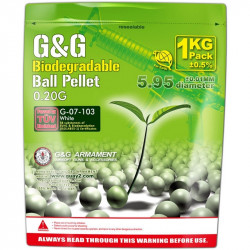 G&G Armament 0.20gr bio BBs (1kg) - 