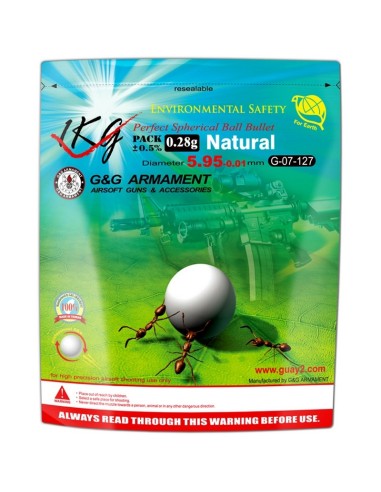 G&G Armament 0.28gr bio BBs (1kg) - 