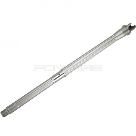 Kublai CNC Outer Barrel 14.5inch for AEG M4 - Silver - 